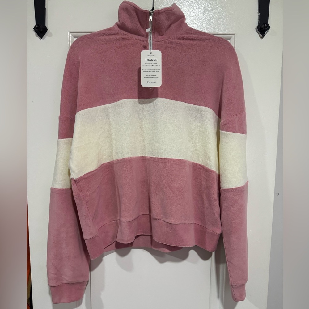 PS Panesare Quarter Zip Sweater NWT